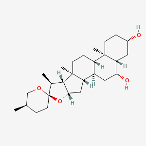molecular formula C27H44O4 B1680274 Ruizgenin CAS No. 41743-71-9