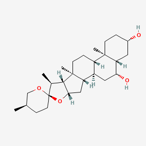 molecular formula C27H44O4 B1680274 beta-Chlorogenin CAS No. 41743-71-9