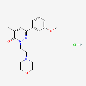 molecular formula C18H24ClN3O3 B1680276 MAT2A inhibitor 2 CAS No. 13299-99-5