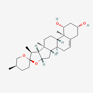 molecular formula C27H42O4 B1680278 Ruscogenin CAS No. 472-11-7