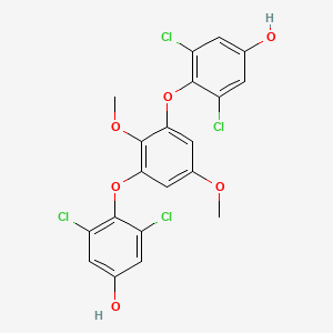 molecular formula C20H14Cl4O6 B1680280 Russuphelin A CAS No. 141794-49-2