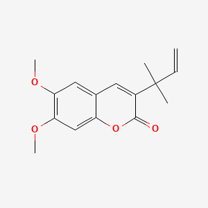 molecular formula C16H18O4 B1680284 Rutacultin CAS No. 31526-60-0