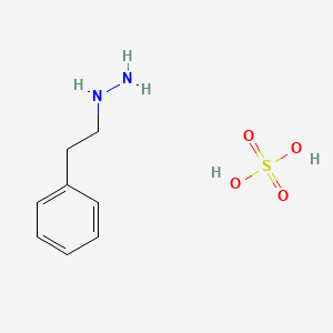 molecular formula C8H14N2O4S B1680297 Phenelzine Sulfate CAS No. 156-51-4