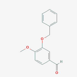 molecular formula C15H14O3 B016803 3-苄氧基-4-甲氧基苯甲醛 CAS No. 6346-05-0