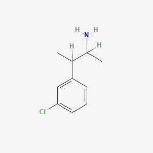 molecular formula C10H14ClN B1680300 Phenethylamine, 3-chloro-alpha,beta-dimethyl- CAS No. 20110-25-2