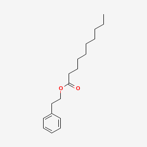 molecular formula C18H28O2 B1680301 Phenethyl decanoate CAS No. 61810-55-7