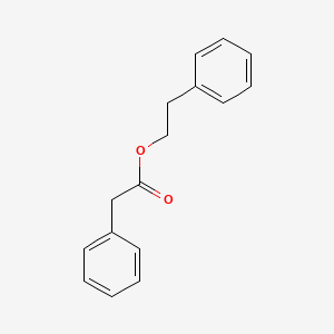 molecular formula C16H16O2 B1680302 Phenethyl phenylacetate CAS No. 102-20-5