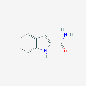 molecular formula C9H8N2O B168031 1H-Indole-2-carboxamide CAS No. 1670-84-4