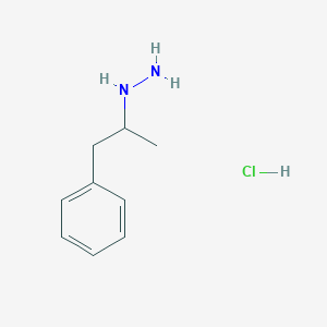 molecular formula C9H15ClN2 B1680311 Pheniprazine Hydrochloride CAS No. 66-05-7