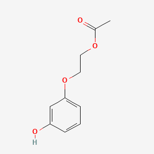 molecular formula C10H12O4 B1680318 2-(3-Hydroxyphenoxy)ethyl acetate CAS No. 68140-43-2