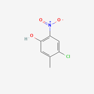 molecular formula C7H6ClNO3 B1680323 4-CHLORO-5-METHYL-2-NITROPHENOL CAS No. 7147-89-9