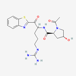 molecular formula C20H26N6O4S B1680341 RWJ-58643 