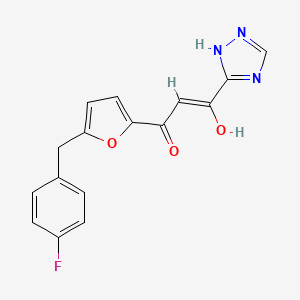 molecular formula C16H12FN3O3 B1680365 S 1360 CAS No. 280571-30-4