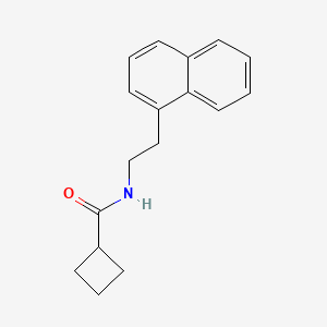 molecular formula C17H19NO B1680383 N-(2-(1-Naphthalenyl)ethyl)cyclobutanecarboxamide CAS No. 152302-33-5