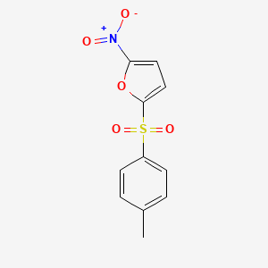 molecular formula C11H9NO5S B1680394 2-[(4-Methylphenyl)sulfonyl]-5-nitrofuran CAS No. 343351-67-7