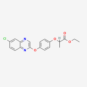 molecular formula C19H17ClN2O4 B1680411 Quizalofop-ethyl CAS No. 76578-14-8