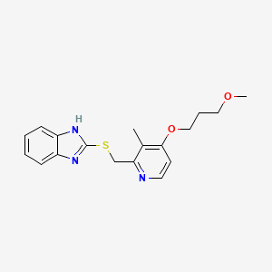 molecular formula C18H21N3O2S B1680414 Rabeprazole thioether CAS No. 117977-21-6