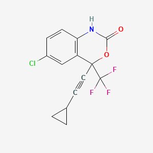 6-chloro-4-(cyclopropylethynyl)-4-(trifluoromethyl)-1,4-dihydro-2H-3,1-benzoxazin-2-one