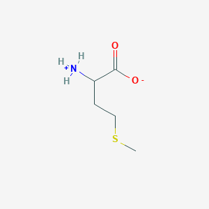 molecular formula C5H11NO2S<br>CH3S(CH2)2CH(NH2)COOH<br>C5H11NO2S B1680420 消旋蛋氨酸 CAS No. 59-51-8