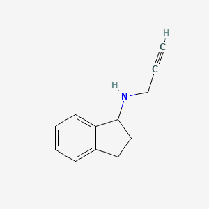 molecular formula C12H13N B1680423 N-2-Propynyl-1-indanamine CAS No. 1875-50-9