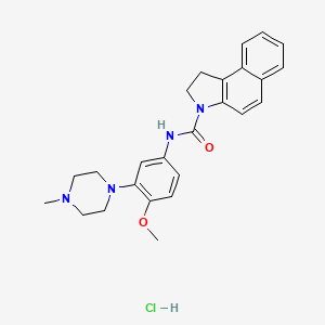 molecular formula C25H29ClN4O2 B1680439 S 32212 hydrochloride 