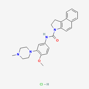 molecular formula C25H29ClN4O2 B1680439 S 32212盐酸盐 CAS No. 847871-78-7