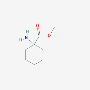 molecular formula C9H17NO2 B168046 Ethyl 1-aminocyclohexanecarboxylate CAS No. 1664-34-2