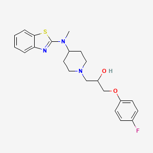 molecular formula C22H26FN3O2S B1680473 Sabeluzole CAS No. 104383-17-7