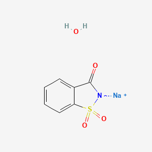 molecular formula C7H6NNaO4S B1680478 Sodium saccharin hydrate CAS No. 82385-42-0