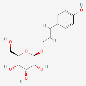 molecular formula C15H20O7 B1680480 Sachaliside CAS No. 132294-76-9