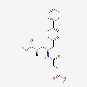 molecular formula C22H25NO5 B1680482 Sacubitrilat CAS No. 149709-44-4