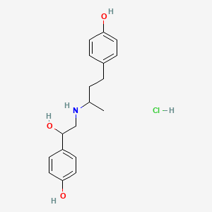 molecular formula C18H24ClNO3 B1680492 Ractopamine Hydrochloride CAS No. 90274-24-1