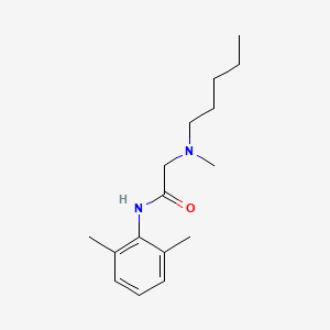 N-(2,6-Dimethylphenyl)-2-(methylpentylamino)acetamide