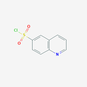 molecular formula C9H6ClNO2S B016805 Quinoline-6-sulfonyl chloride CAS No. 65433-99-0