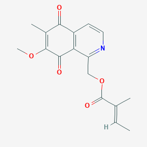 molecular formula C17H17NO5 B1680510 Renierone CAS No. 73777-65-8