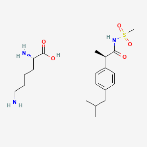 molecular formula C20H35N3O5S B1680520 Reparixin lysine CAS No. 266359-93-7