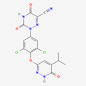 molecular formula C17H12Cl2N6O4 B1680538 Resmetirom CAS No. 920509-32-6