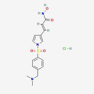 molecular formula C16H20ClN3O4S B1680539 Resminostat hydrochloride CAS No. 1187075-34-8