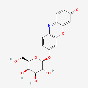 B1680544 Resorufin galactopyranoside CAS No. 95079-19-9