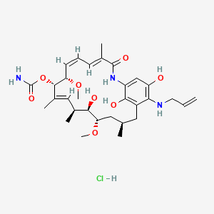 molecular formula C31H46ClN3O8 B1680547 Retaspimycin hydrochloride CAS No. 857402-63-2