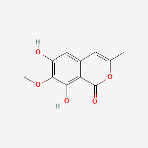molecular formula C11H10O5 B1680551 Reticulol CAS No. 26246-41-3