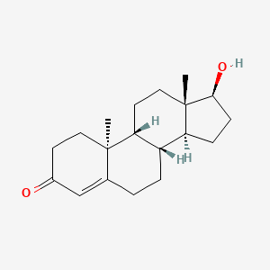 molecular formula C19H28O2 B1680557 Retrotestosterone CAS No. 571-41-5