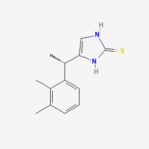 molecular formula C13H16N2S B1680572 Rezatomidine CAS No. 847829-38-3