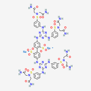 molecular formula C58H60N24Na2O22S6 B1680575 RFI-641 CAS No. 197366-24-8