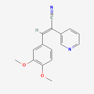 molecular formula C16H14N2O2 B1680579 Tyrphostin RG 13022 CAS No. 136831-48-6