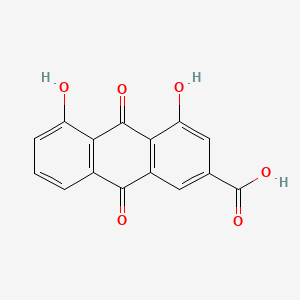 molecular formula C15H8O6 B1680588 Rhein CAS No. 478-43-3