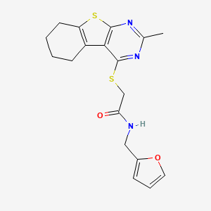 molecular formula C18H19N3O2S2 B1680589 RHI002-Me 