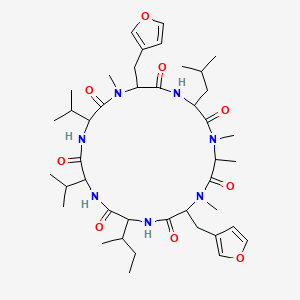 molecular formula C42H65N7O9 B1680595 Rhizonin A CAS No. 85803-92-5