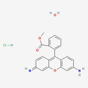 molecular formula C21H17ClN2O3 B1680601 Rhodamine 123 CAS No. 62669-70-9