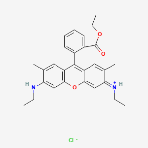 molecular formula C28H31ClN2O3 B1680603 5-Carboxyrhodamine 6G succinimidyl ester CAS No. 989-38-8